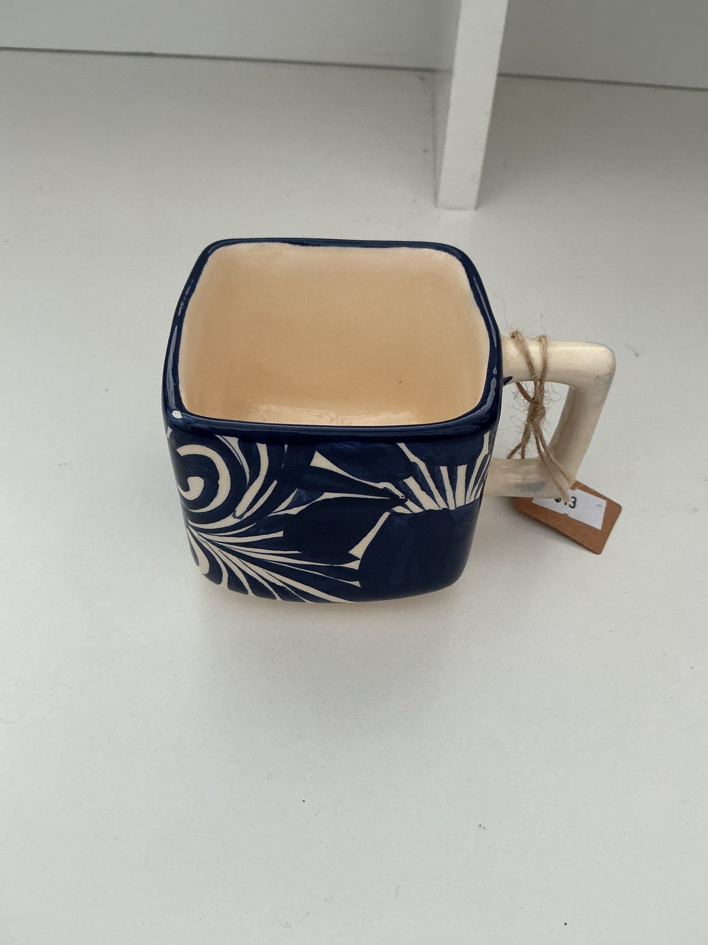 Square coffee mug